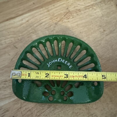 #ad John Deere Tractor Seat Paperweight Farm Home Office Desk Yellowstone Decor USA $25.94