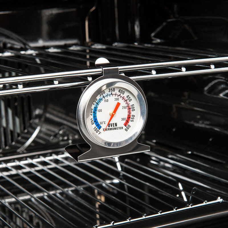 ORION Backofenthermometer Aus Edelstahl – Hitzebeständig Bis 300 °C Für Perfektes Braten & Backen