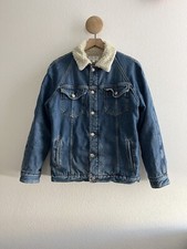 Frame Denim Le Sherpa Denim Jacket Size Small