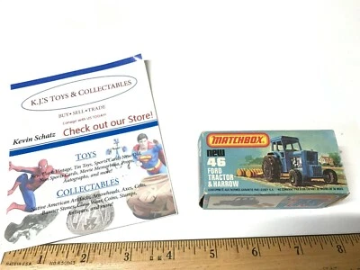 LESNEY MATCHBOX SUPERFAST - FORD TRACTOR & HARROW #46 NEW IN BOX - Image 1 of 4