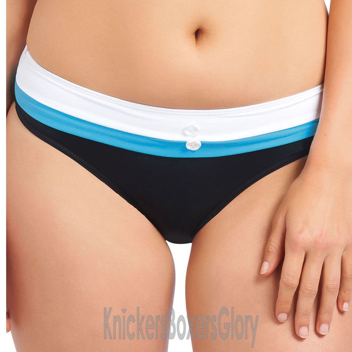 Freya Swimwear Revival Hipster Bikini Brief/Bottoms Black 3223