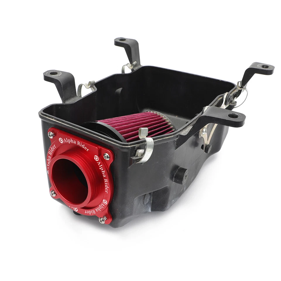 Limpiador y soporte de admisión de filtro de aire Pro Flow para Yamaha Raptor 700 700R 2006-2021 Foto 4 de 4