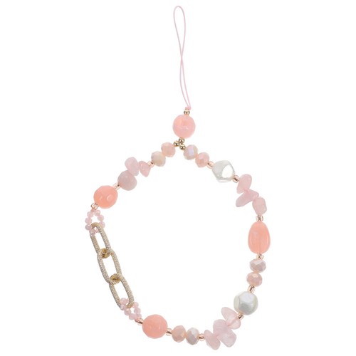 Phone Chain Stone Crystal Beaded Phone Strap Beaded Phone Charm Mobile Phone - 第 11/12 張圖片