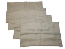 Accent Pillow Covers 4 Pack 12 X 19 Light Green Color Zipper Closure