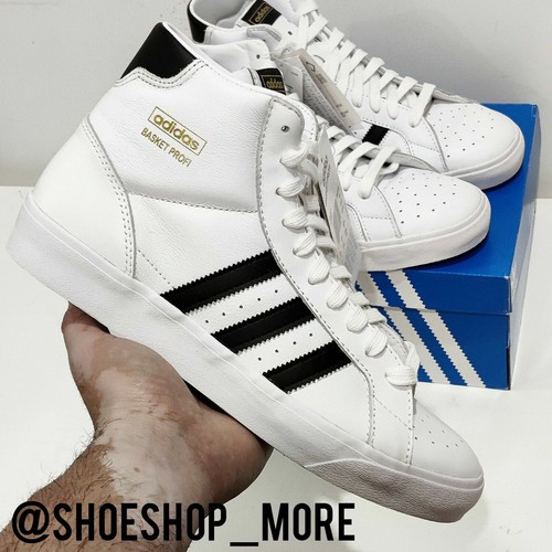 ✓ Nuovissimo Adidas Basket Profi FW3108 Pelle Uomo UK 10.5 Mid Top Trainer  3 📦 | eBay