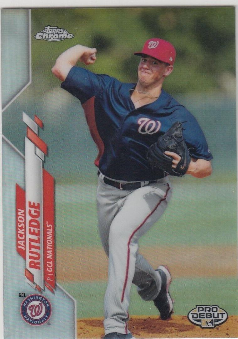 Jackson Rutledge Topps 2020 Topps Pro Debut - Chrome Jackson Rutledge #PDC-95 Refractor /99 ...