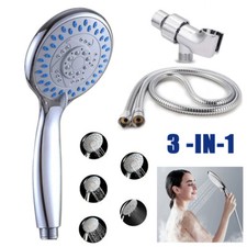 High Pressure Shower Head 5 Settings Handheld Shower Heads Spray With 5 FT Hose