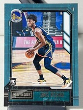 2020-21 James Wiseman Panini Chronicles Playbook RC #176 Golden State Warriors