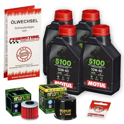 Honda NC 700 S DCT (RC61) 12-13, Motul 10W40 ESTER Öl + HiFlo RACING Ölfilter