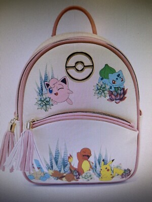 Bioworld Pokémon Succulents Mini Backpack Pokémon with Succulents Mini Backpack Exclusive New With  main image 3