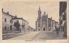 $CT/  ANTIGNANO - (Asti) - Chiesa Parrocchiale  - Viaggiata 1941
