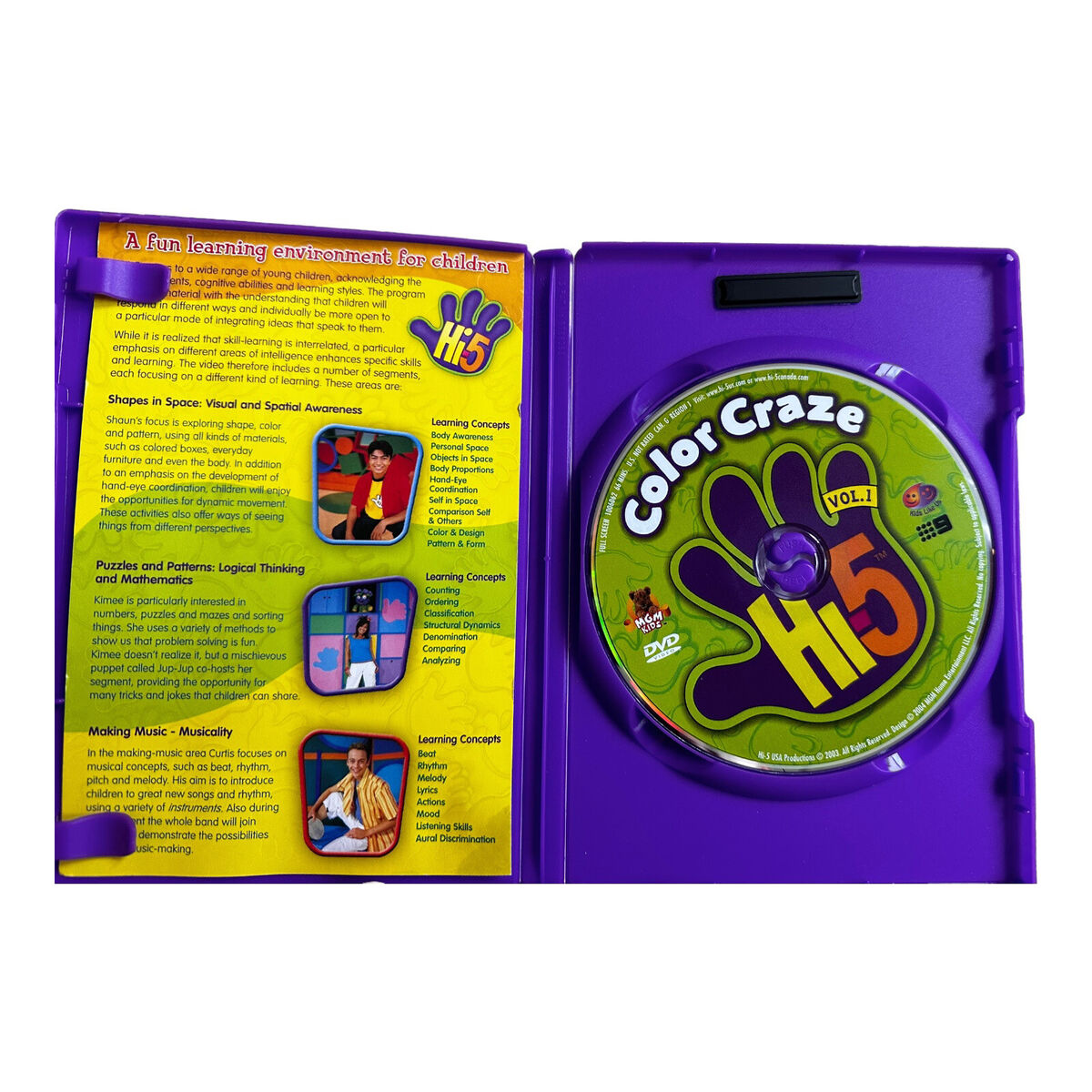 Hi-5, Vol. 1 - Color Craze DVD Brand, Great Condition, Hi-5, Vol. 1 - Color Craze DVD Brand, Great Condition,