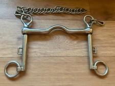 Cottage Craft Sliding Cheek Weymouth curb bit Double Link Curb Chain 5.5” (3069)