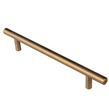 Fingertip Design FTD445 Antique Brass Steel T-Bar Cabinet Kitchen Drawer Handle