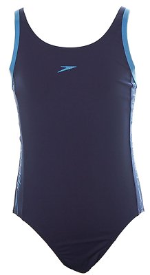 SPEEDO Mädchen Badeanzug Superiority MSBK Junior Blau 116 J1320