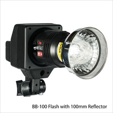 40W Britek Flash Light Kit BB-100 Strobe Slave w Portable Wireless Light Fixture
