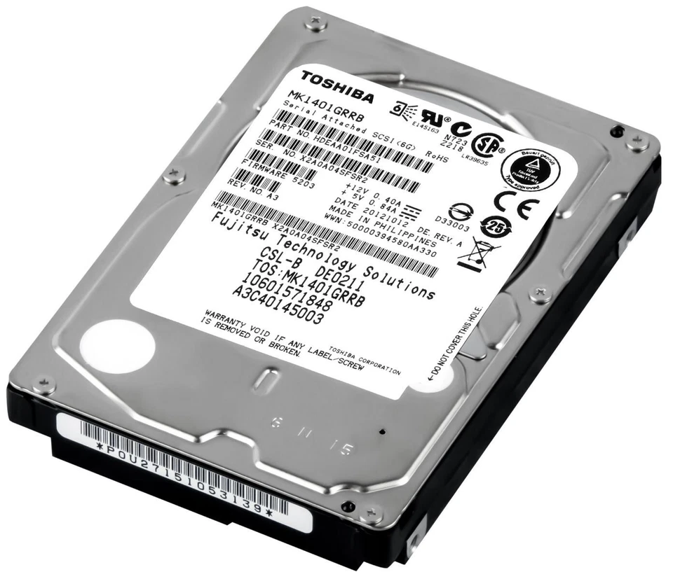 Hard Drive Fujitsu A3C40145003 MK1401GRRB 146GB 15000RPM 32MB SAS-2 2.5" Inch - Image 2 of 3