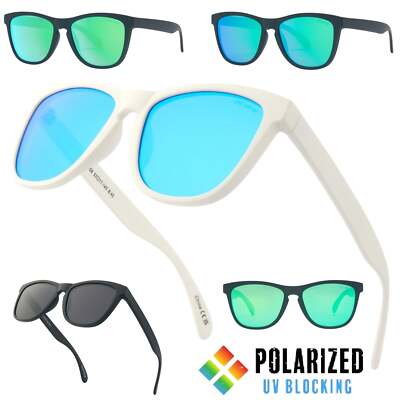 Klassische polarisierte Damen-Sonnenbrille entspiegelt verspiegelt Herren UV400