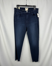 L'Agence El Matador Slim Fit Jeans Denim Anchor Blue Size 32 W, 25 L