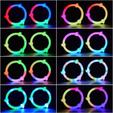 5 Style Srgb Led Dynamic Angel Eye Turn Signal Light App Bluetooth Headlight Diy