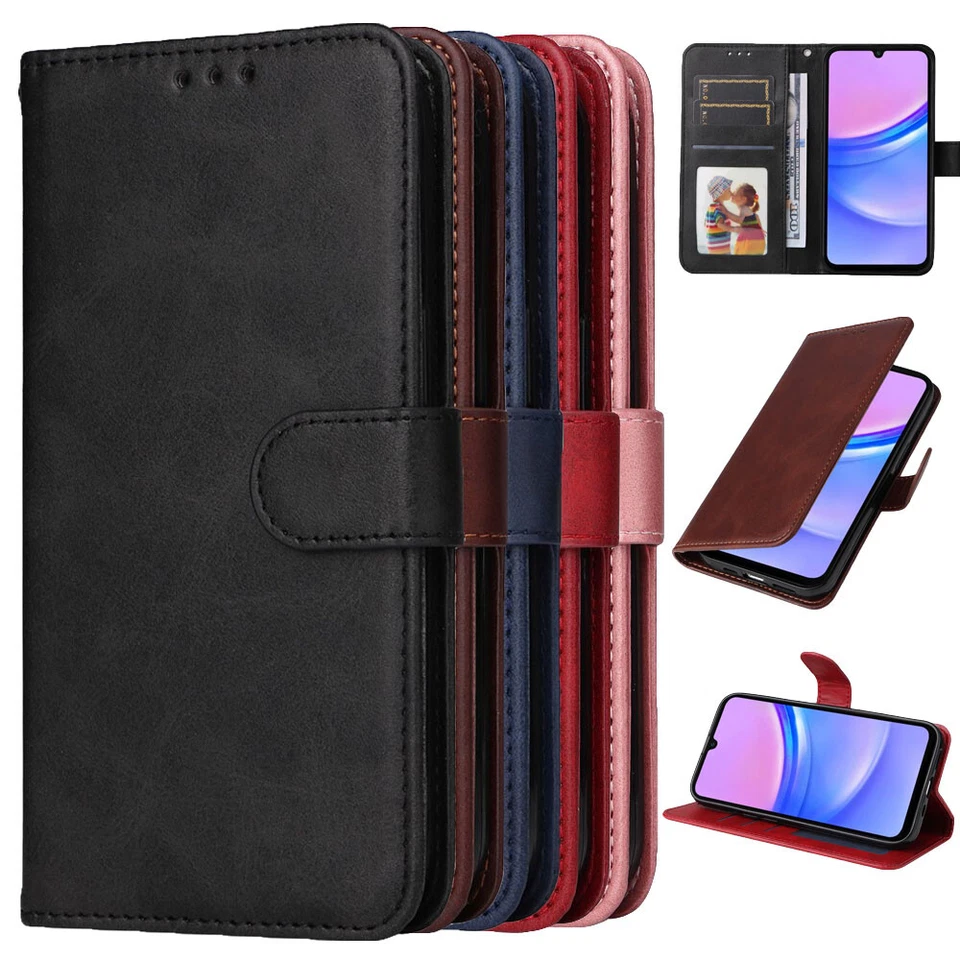 BAGMAXX Wallet Hülle für Samsung Galaxy A16 Magnet Klappetui Handytasche Handschlaufe
