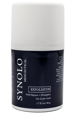 SYNOLO Menceutical Exfoliator With Papaya + Pneapples 1.7 oz.