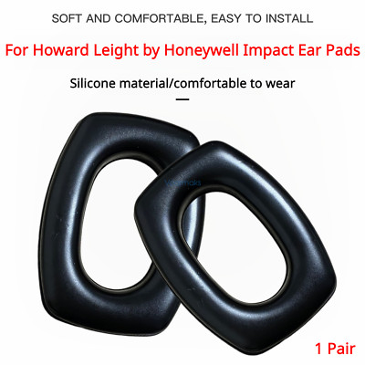 Replacement Silicone Ear Pads For Howard Leight by Honeywell Impact Headphone
