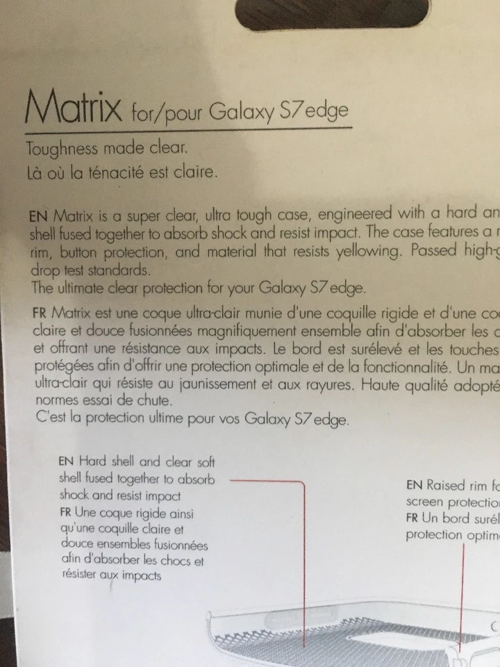 Funda Skech Matrix para Samsung Galaxy S7 Edge - Cubierta Transparente Transparente   Foto 3 de 4