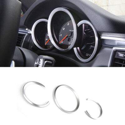 Silver Dashboard Decorative Ring Cover Trim Für Porsche Cayman Boxster Macan 14+