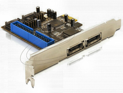 Delock PCI Express Card   2 x SATA, 1 x IDE   Artikel-Nr. 89143   Neu