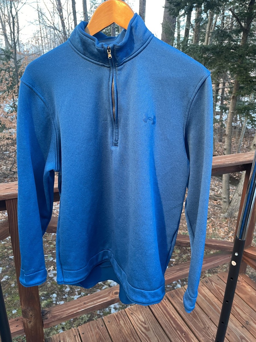 Under Armour ColdGear Mens L Loose Sweater Fleece 1/4 Zip Pullover Golf  Jacket | eBay