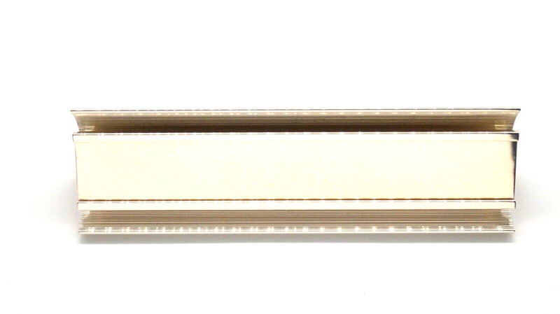 Vintage 70's 80's Name Plate Holder Desk Office Metal #2