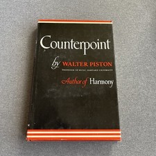 Counterpoint, Walter Piston, Author of Harmor...
