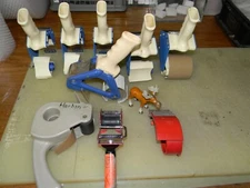 U-line H-150 2" H-596 3" Scotch Tape Dispensers Mixed lot of 9