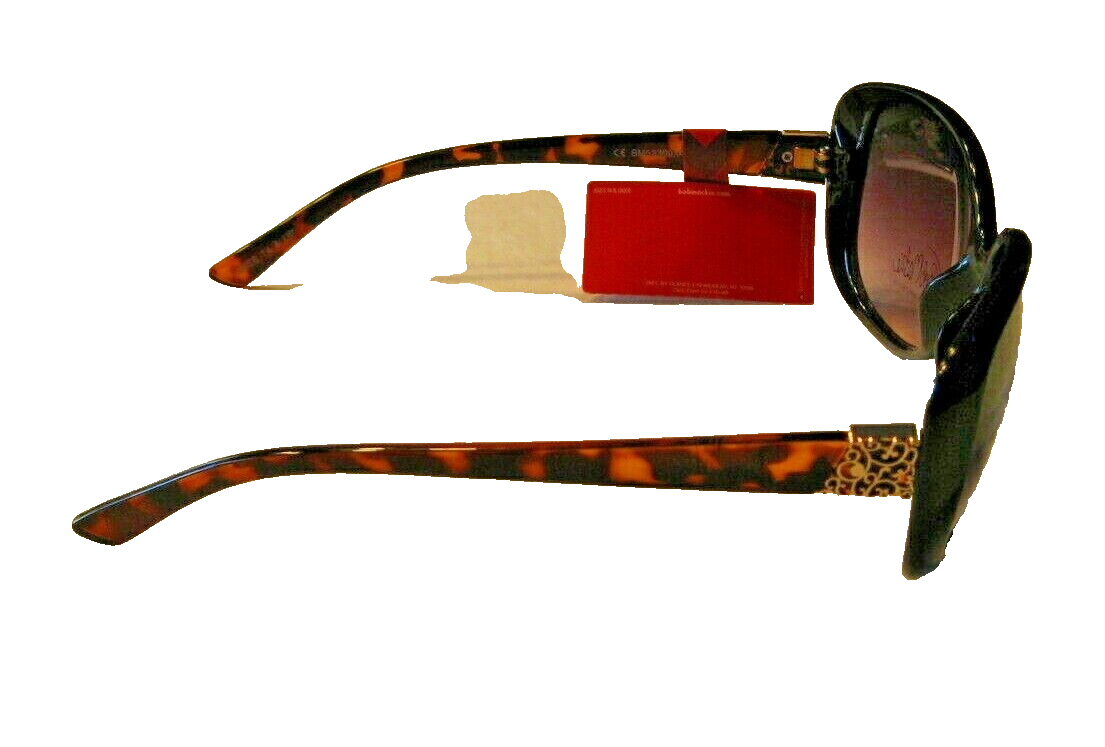 Bob Mackie Womens Fashion Sunglasses: Black Tortoise Gold  display picture 1