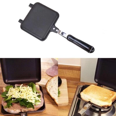 Doppelseitige Bratpfanne Antihaft-Grillpfanne mit abnehmbarem f??r Sandwichbrot - Bild 1 von 4