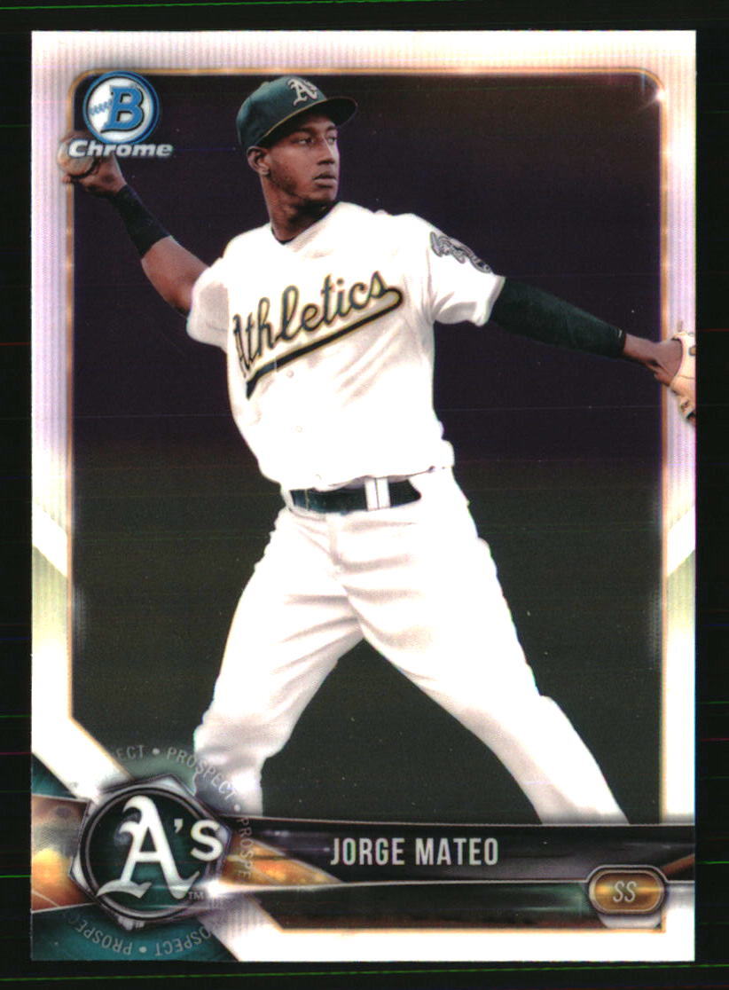 Jorge Mateo 2018 Bowman Chrome Prospects #BCP95 BASEBALL Card