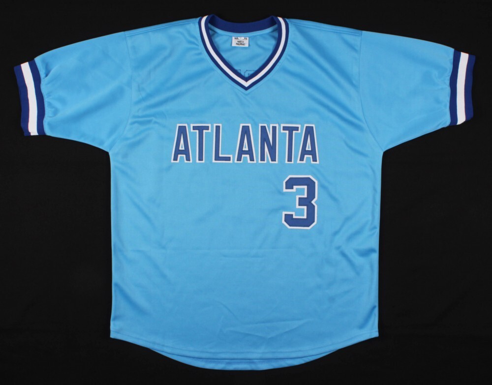 Dale Murphy Signed Atlanta Braves Powder Blue Jersey (PSA COA) 2