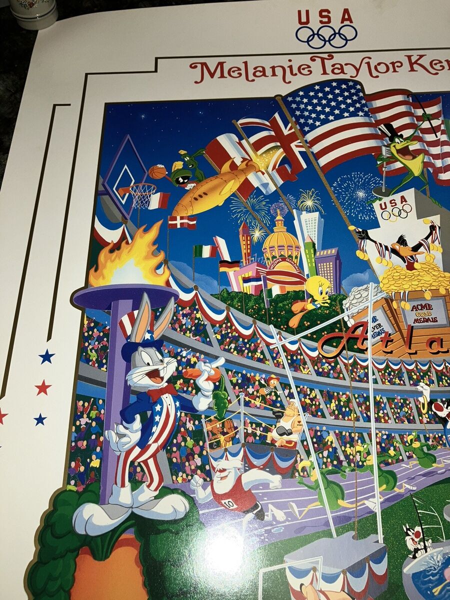 MELANIE TAYLOR KENT Signed US OLYMPIC CENTOONIAL Rare Warner MELANIE TAYLOR KENT Signed US OLYMPIC CENTOONIAL Rare Warner