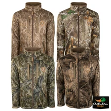 DRAKE NON-TYPICAL SILENCER FULL ZIP JACKET FULL CAMO COAT WITH AGION ACTIVE XL