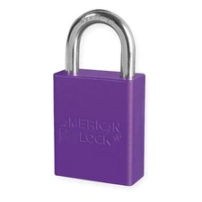 American Lock A1105Prp Purple Keyed Different Anodized Aluminum Safety Padlock
