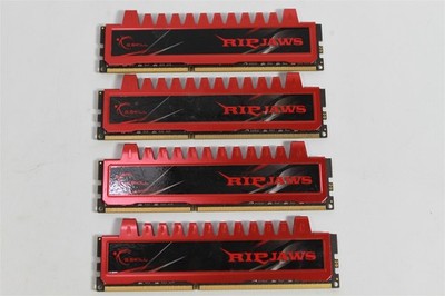 LOT OF 4 G.Skill RipJaws 4GB RAM DDR3 1333MHz F3-10666CL9T-12GBRL