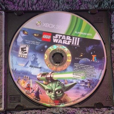 LucasArts LEGO Star Wars III Clone Wars Xbox 360 Action Adventure Platinum Hits