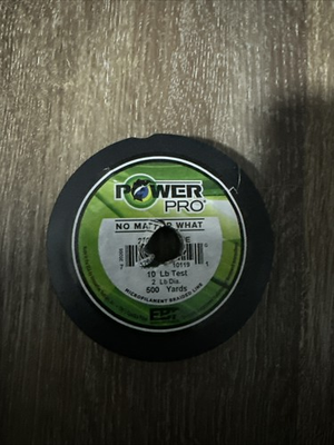 #ad #ad Power Pro Braided Green Moss 10lbs Fishing Line 500yrds $47.00