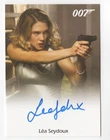 Lea Seydoux as Dr. Swann JAMES BOND 007 Spectre Edition 2016 Autograph Card Auto