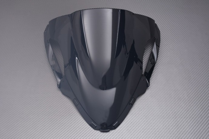 Cupolino haut de gamme en polycarbonate noir pour Kawasaki ZX-6R 636 Ninja