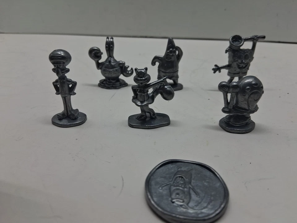 Monopoly Bob Esponja 2005 piezas de repuesto fichas de mudanza Foto 2 de 2