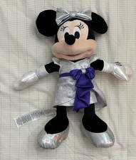 Disney 15" Minnie Mouse Plush 100th Platinum Anniversary Years of Wonder Silver