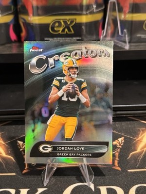 Topps Finest 2025 Creators Refractor Jordan Love Green Bay Packers CR-11