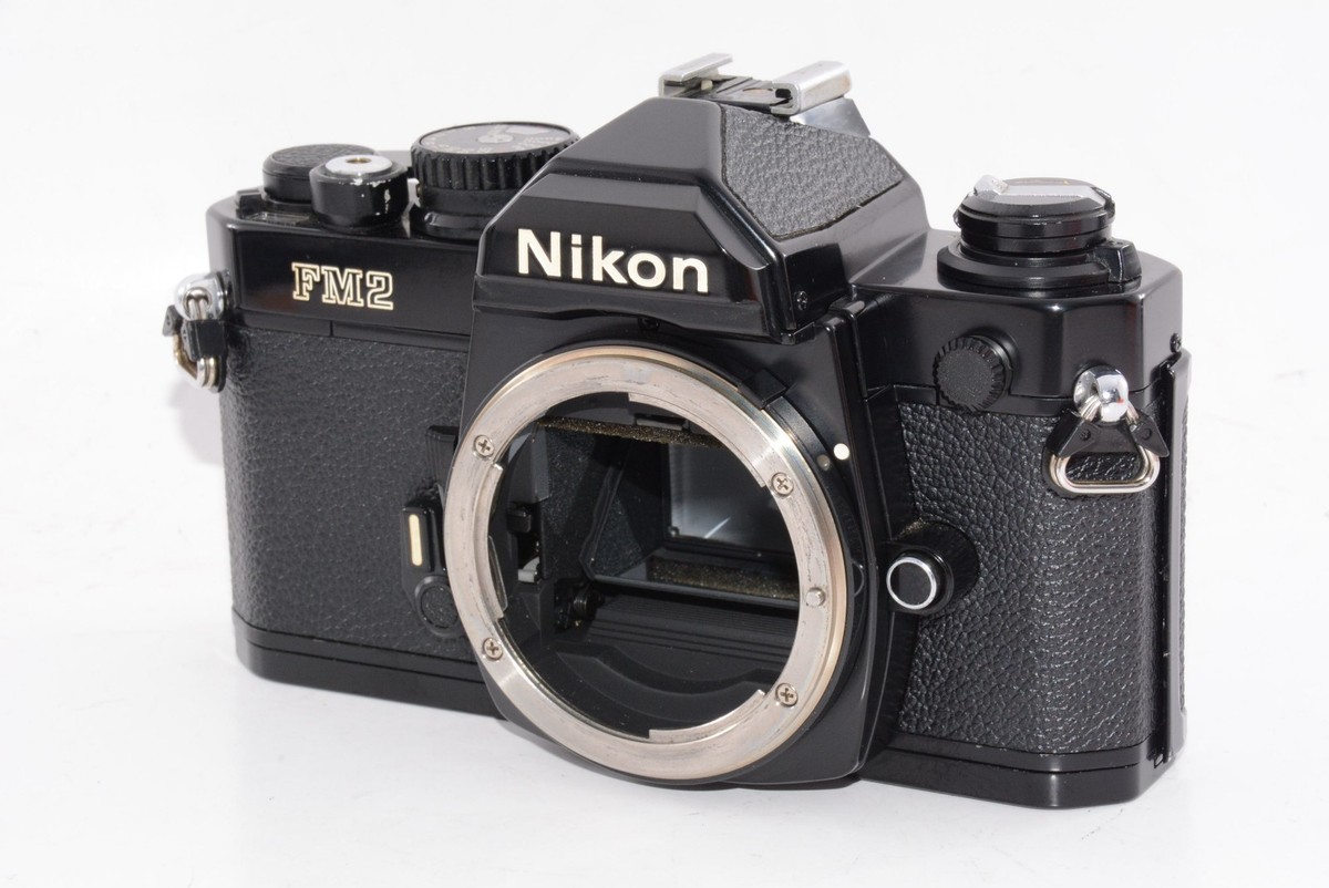 NIKON FM2 ブラック Exc+5]Nikon New FM2 Black Body 35mm SLR Film Camera From JAPAN